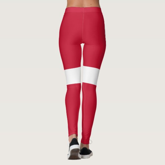 Vlag van Denemarken Leggings (Achterkant)