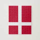 Vlag van Denemarken Legpuzzel (Verticaal)
