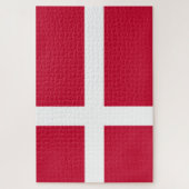 Vlag van Denemarken Legpuzzel (Verticaal)