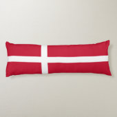 Vlag van Denemarken Lichaamskussen (Achterkant)