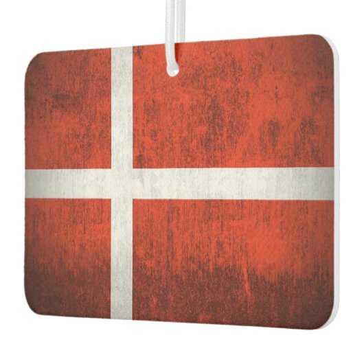 vlag van Denemarken Luchtverfrisser (Links)