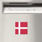 Vlag van Denemarken Magneet (Insitu (Vaatwasser))
