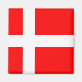 Vlag van Denemarken Magneet (Voorkant)