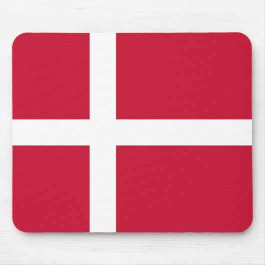 Vlag van Denemarken Muismat (Voorkant)