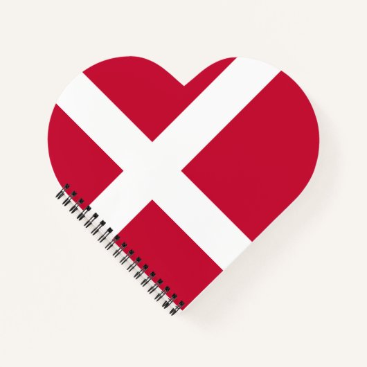 Vlag van Denemarken Notitieboek (Voorkant)