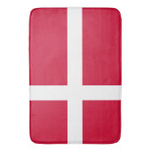 Vlag van Denemarken of Deense kleding Badmat (Voorkant Verticaal)