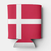 Vlag van Denemarken of Deense kleding Blikjeskoeler (Achterkant)