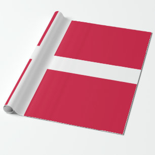 Vlag van Denemarken of Deense kleding Cadeaupapier