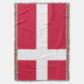 Vlag van Denemarken of Deense kleding Deken (Voorkant Verticaal)