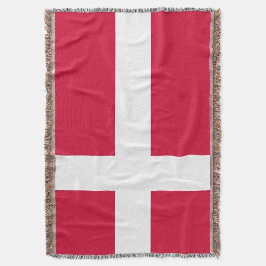 Vlag van Denemarken of Deense kleding Deken (Voorkant Verticaal)