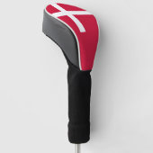 Vlag van Denemarken of Deense kleding Golfheadcover (Schuin)