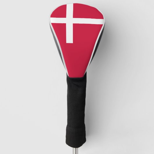 Vlag van Denemarken of Deense kleding Golfheadcover (Voorkant)