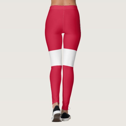 Vlag van Denemarken of Deense kleding Leggings (Achterkant)