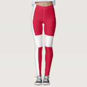 Vlag van Denemarken of Deense kleding Leggings (Voorkant)