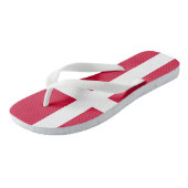Vlag van Denemarken of Deense kleding Teenslippers (Schuin)