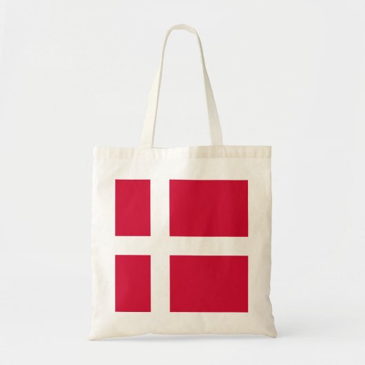 Vlag van Denemarken of Deense kleding Tote Bag (Voorkant)
