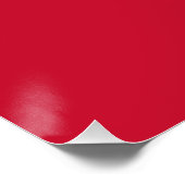 Vlag van Denemarken Perfect Poster (Hoek)