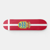 Vlag van Denemarken Persoonlijk Skateboard (Horizontaal)