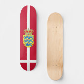 Vlag van Denemarken Persoonlijk Skateboard (Voorkant)