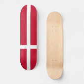 Vlag van Denemarken Persoonlijk Skateboard (Voorkant)