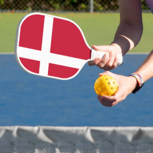 Vlag van Denemarken Pickleball Paddle