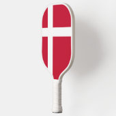 Vlag van Denemarken Pickleball Paddle (Links)