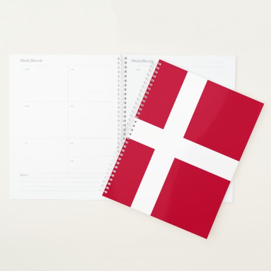 Vlag van Denemarken Planner (Display)