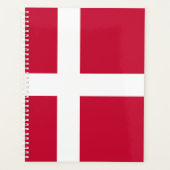 Vlag van Denemarken Planner (Voorkant)
