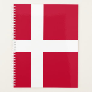 Vlag van Denemarken Planner