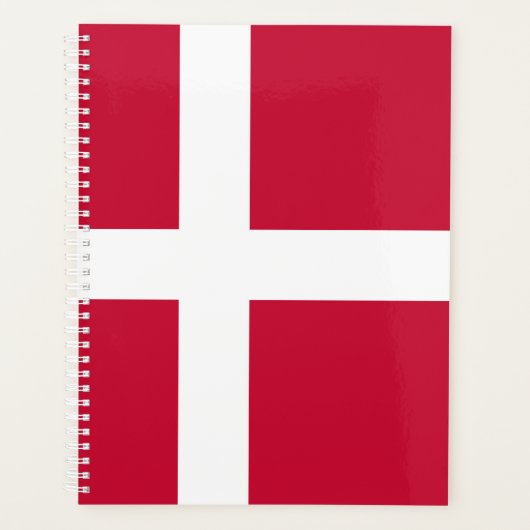 Vlag van Denemarken Planner (Voorkant)
