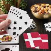Vlag van Denemarken Pokerkaarten (Insitu)