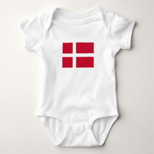 Vlag van Denemarken Romper