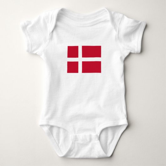 Vlag van Denemarken Romper (Voorkant)
