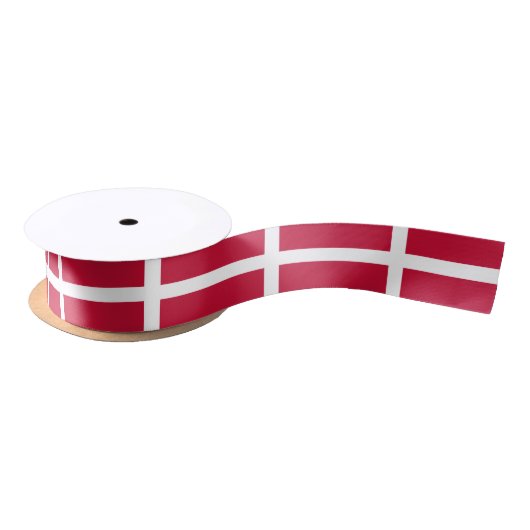 Vlag van Denemarken Satijnen Lint (Spoel)