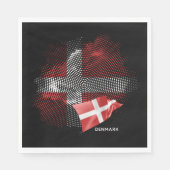 Vlag van Denemarken Servet (Voorkant)
