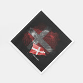 Vlag van Denemarken Servet (Hoek)