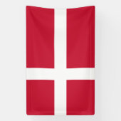 Vlag van Denemarken Spandoek (Verticaal)