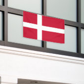 Vlag van Denemarken Spandoek (Buitenkant Gebouw)
