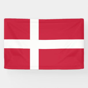 Vlag van Denemarken Spandoek
