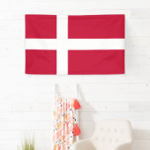 Vlag van Denemarken Spandoek (Insitu)
