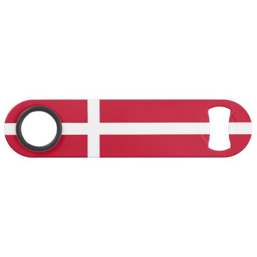 Vlag van Denemarken Speed Flessenopener (Voorkant (Horizontaal))