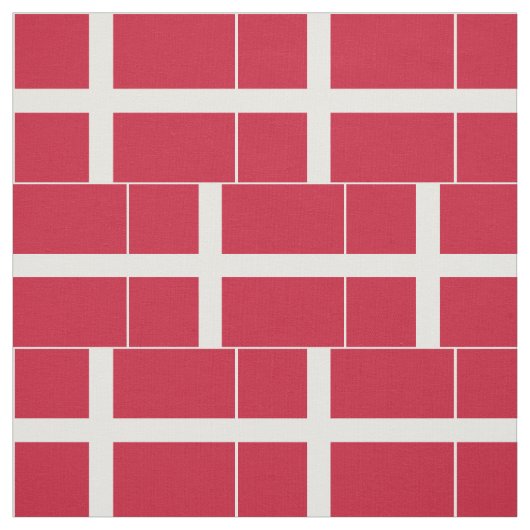 Vlag van Denemarken Stof (Swatch)