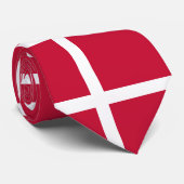 Vlag van Denemarken Stropdas (Opgerold)