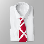 Vlag van Denemarken Stropdas (Gebonden)