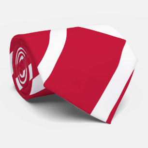 Vlag van Denemarken Stropdas