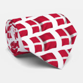 Vlag van Denemarken Stropdas (Opgerold)