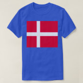Vlag van Denemarken T-shirt (Design voorkant)