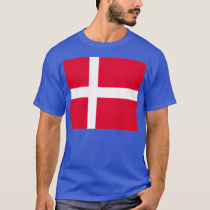 Vlag van Denemarken T-shirt