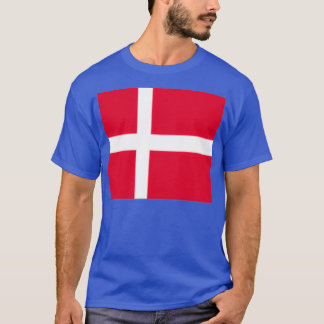 Vlag van Denemarken T-shirt