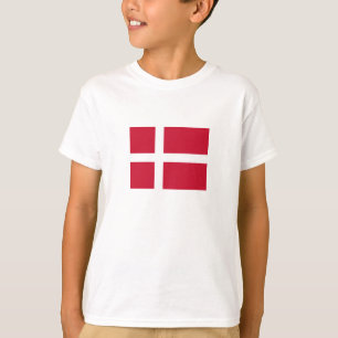 Vlag van Denemarken T-shirt